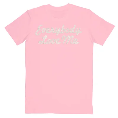 エブリバディ ラブ ミー Tシャツ ピンク