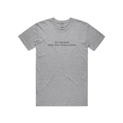 JD Love Will Tear Us Apart Grey Tシャツ