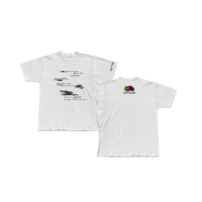 FIVE NEW OLD x FRUIT OF THE LOOM Special Collaboration T-shirts[White]
