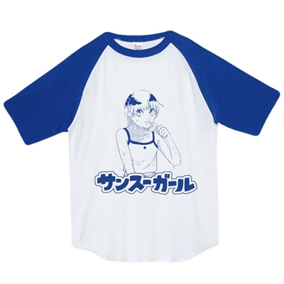 サンスーガールの夏　ラグランＴシャツ