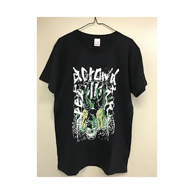 反逆のトリケラＴシャツ　ＢＬＡＣＫ