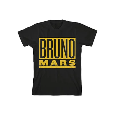 Block Bruno Slim Fit T-Shirt Black/Gold