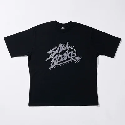 Glitter T-SHIRT Black