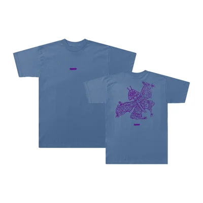 ライフ・ゴーズ・オン・マッシュルーム・バタフライTシャツ