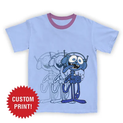 Cat Play Ringer T-Shirt