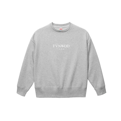 FVNWOD Logo Big Silhouette Crew Neck[Ash]
