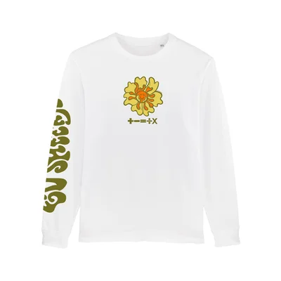フラワー・ヘッド長袖Tシャツ