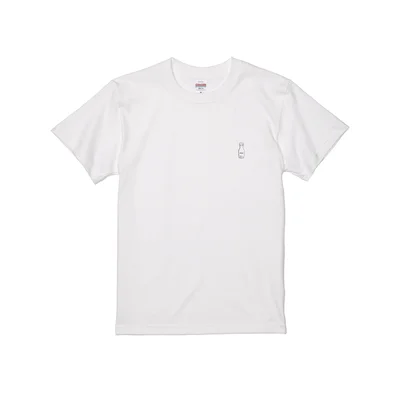 「生きるとは」T シャツ　white
