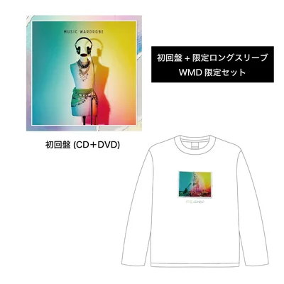 MUSIC WARDROBE(初回限定盤)＋MUSIC WARDROBE WMD Limited Long Sleeve T-Shirts