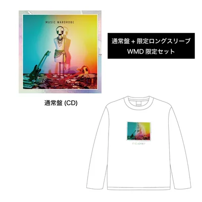 MUSIC WARDROBE(通常盤)＋MUSIC WARDROBE WMD Limited Long Sleeve T-Shirts