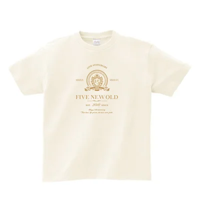 15th Emblem T-shirt[ivory]